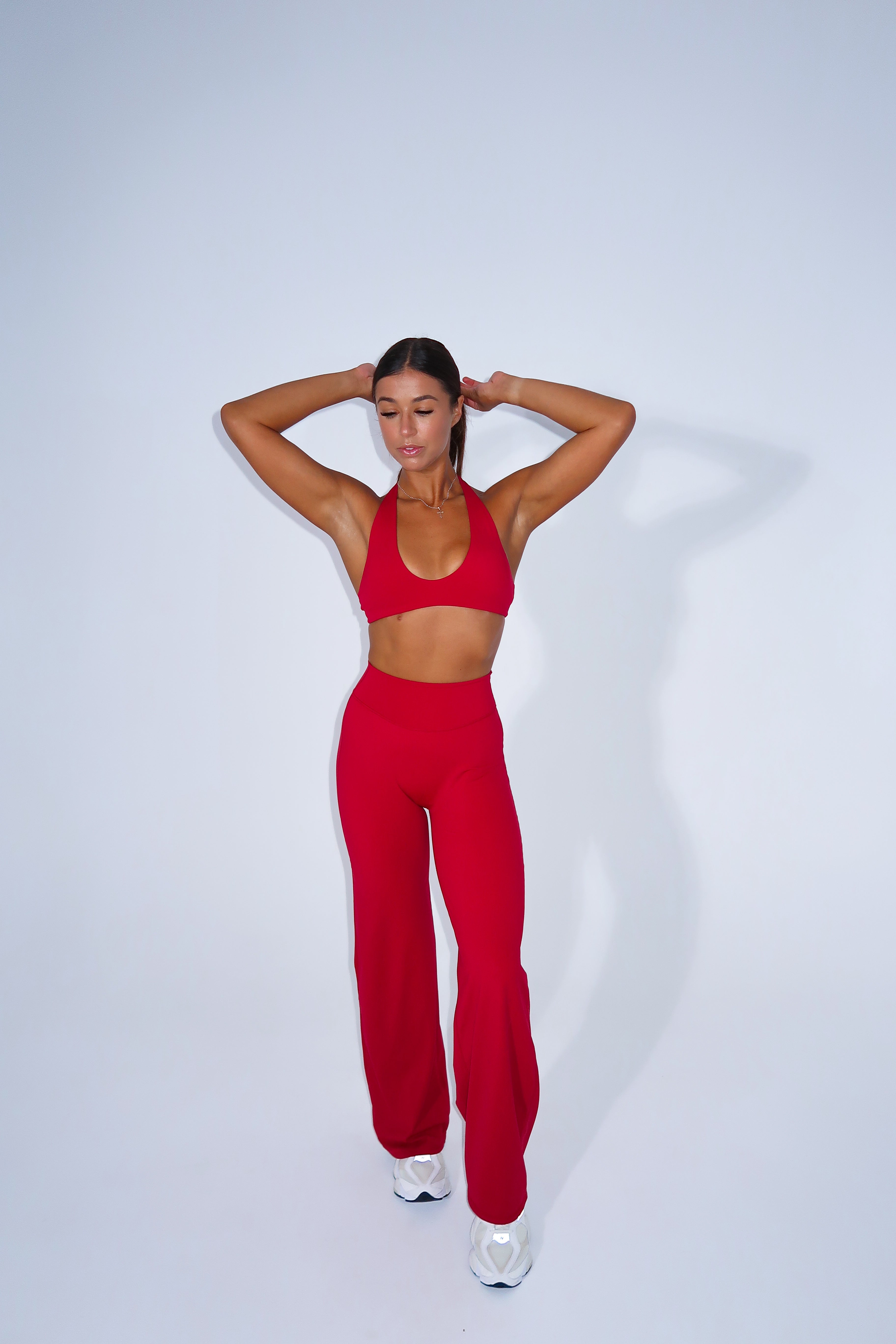 Elevate Wide Leg Pant - Red