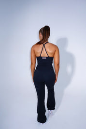 Essentials Scrunch Tank - Black