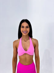 Twist Halter - Pink