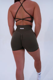 Ultimate Scrunch Shorts - True Khaki