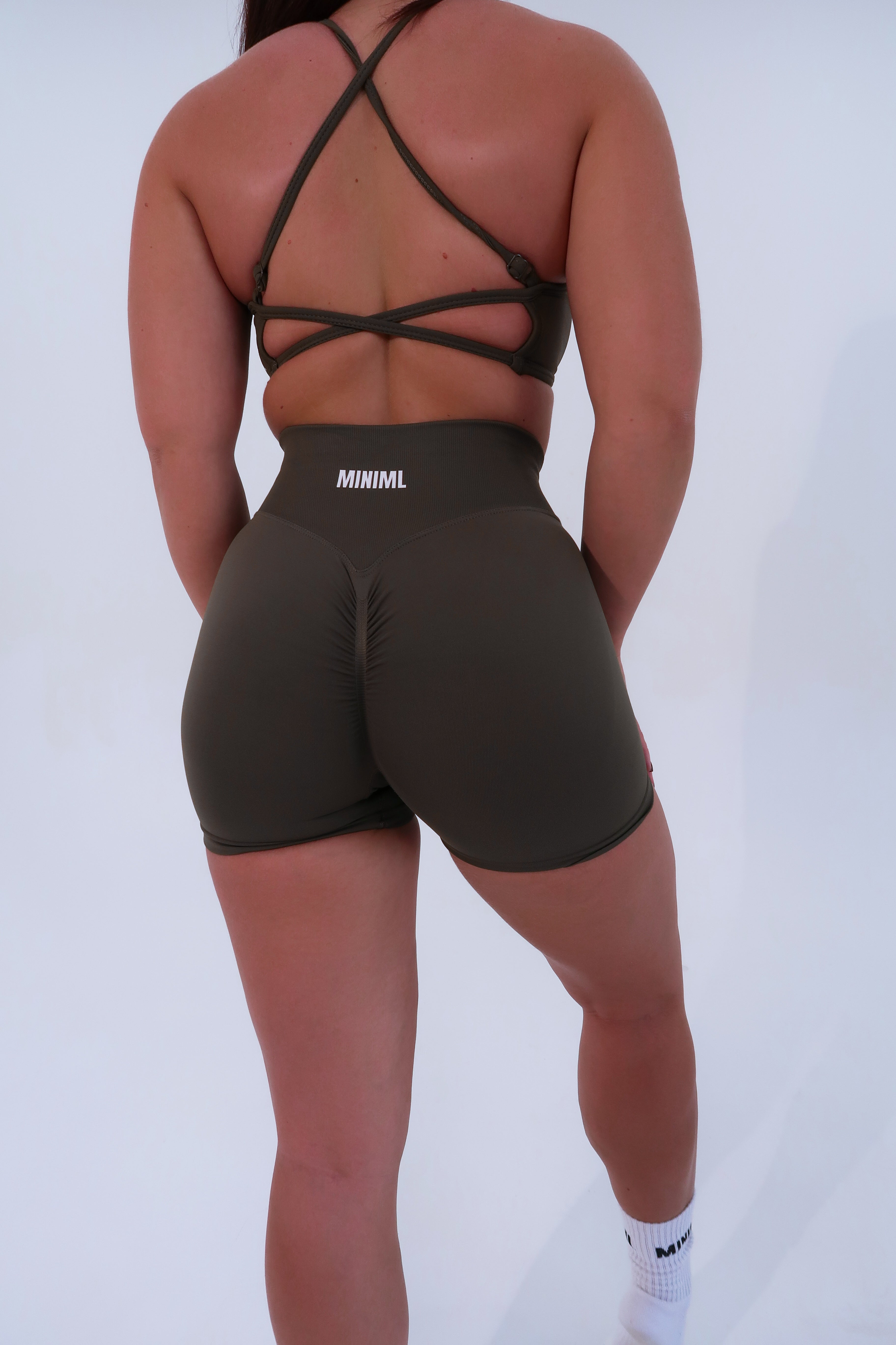 Ultimate Scrunch Shorts - True Khaki