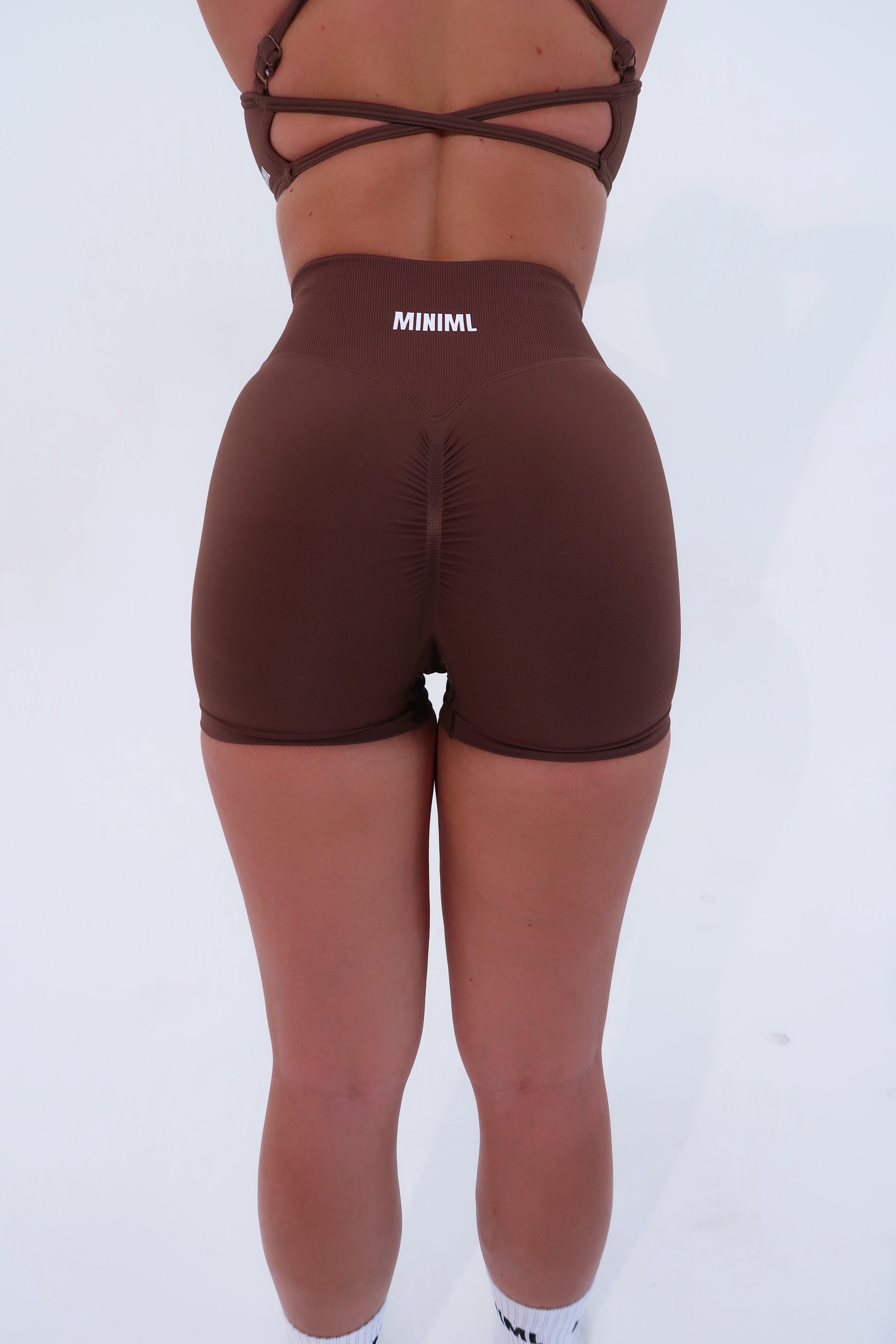 Ultimate Scrunch Shorts - Chocolate