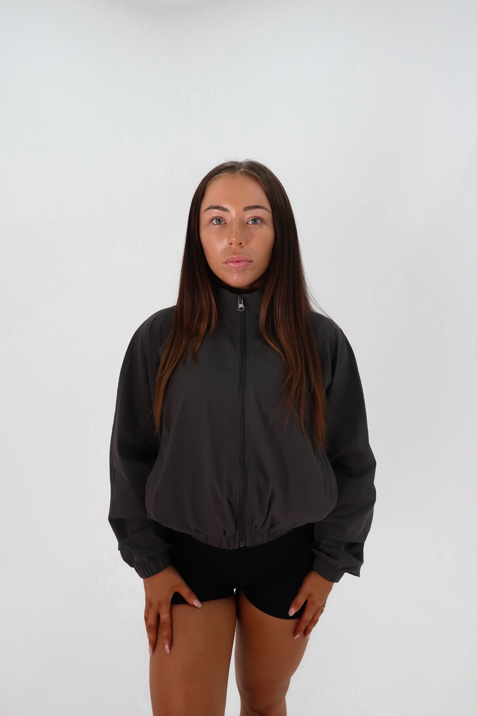 Essentials Windbreaker Jacket - Charcoal