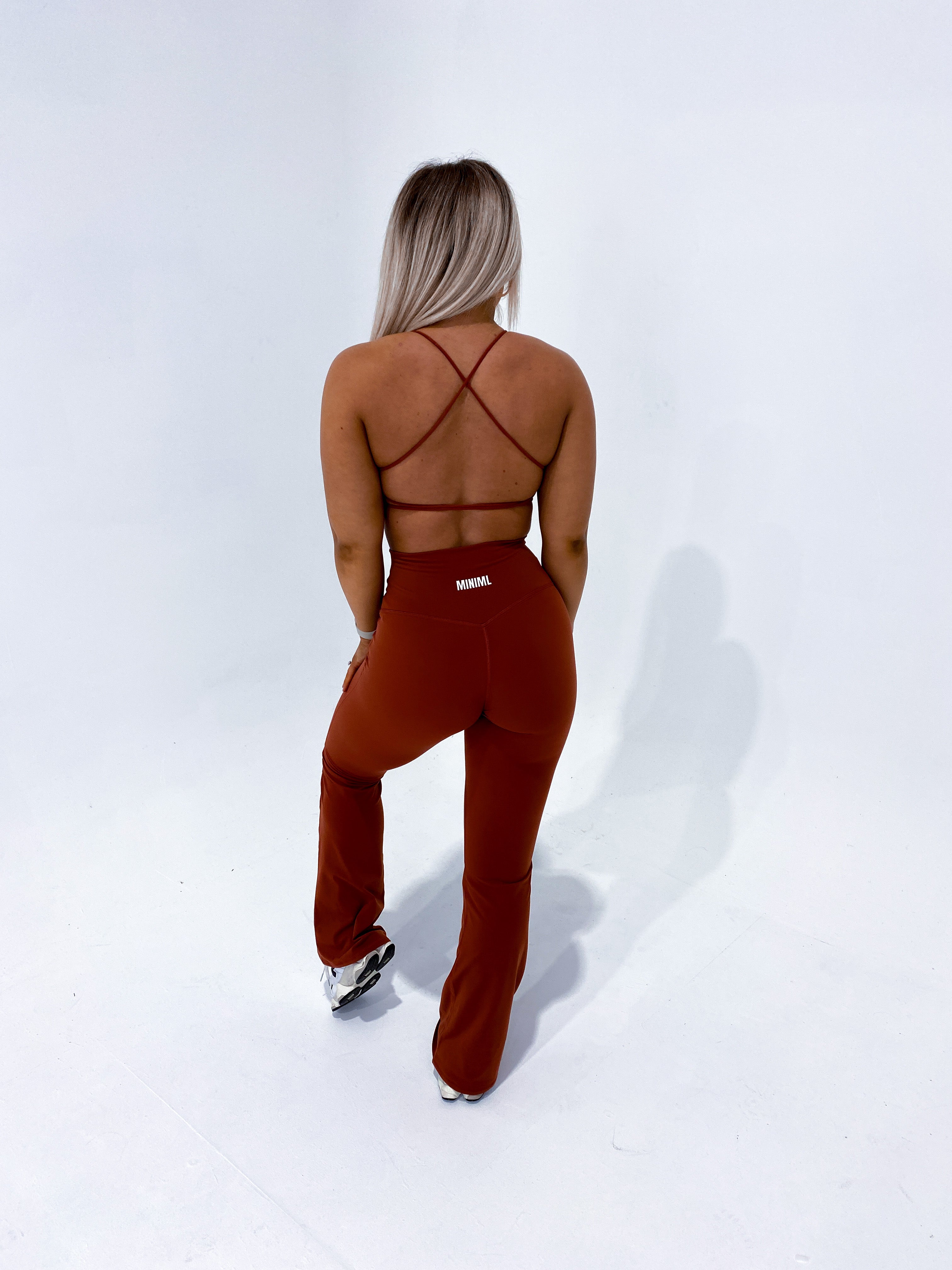 Signature Flare Pant - Rust