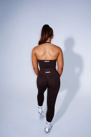 Core Scrunch Tights -Chocolate Brown