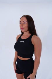 Midi Ribbed Tank - Black