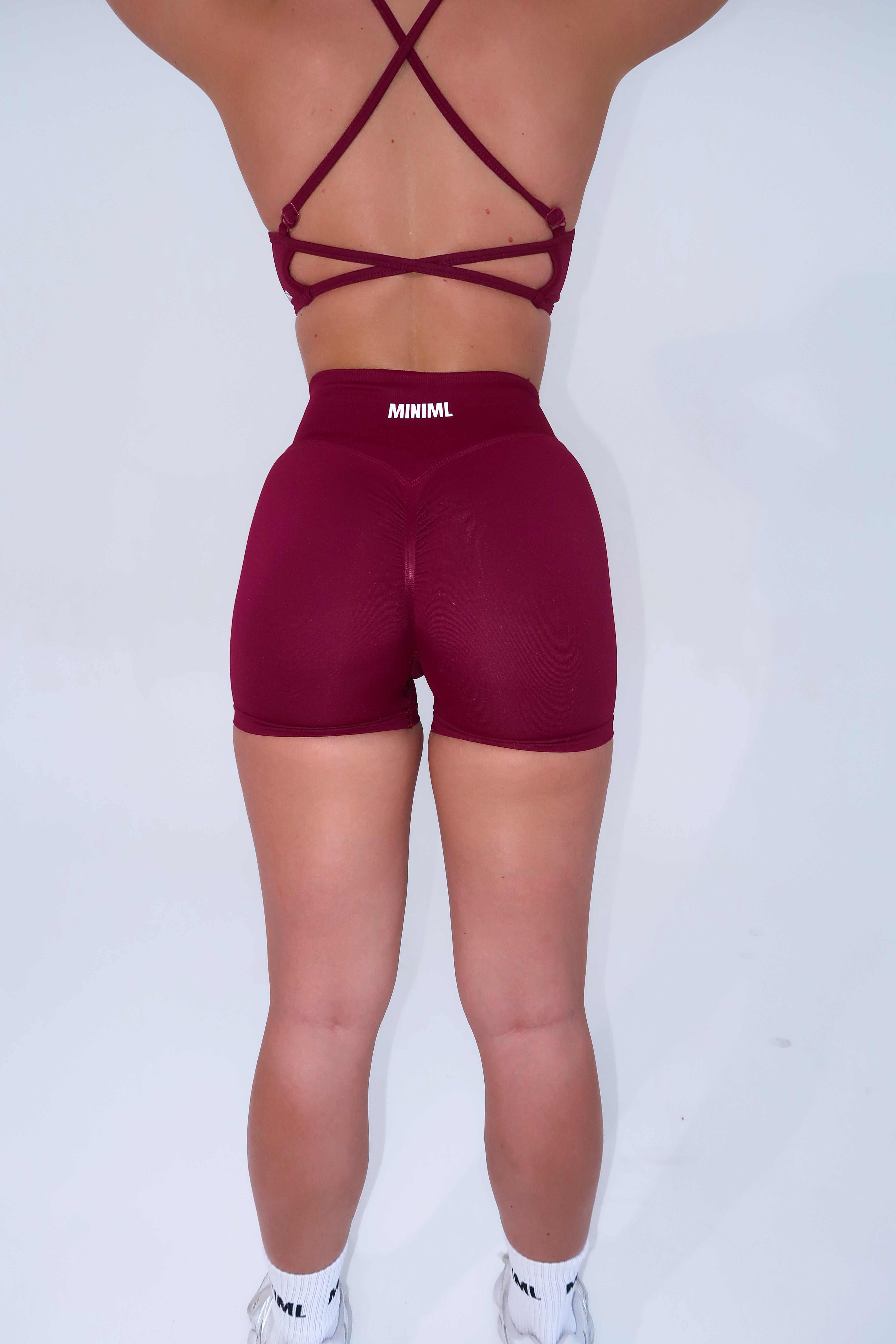 Ultimate Scrunch Shorts - Cherry