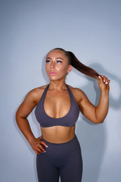 Elevate Halter - Dark Grey