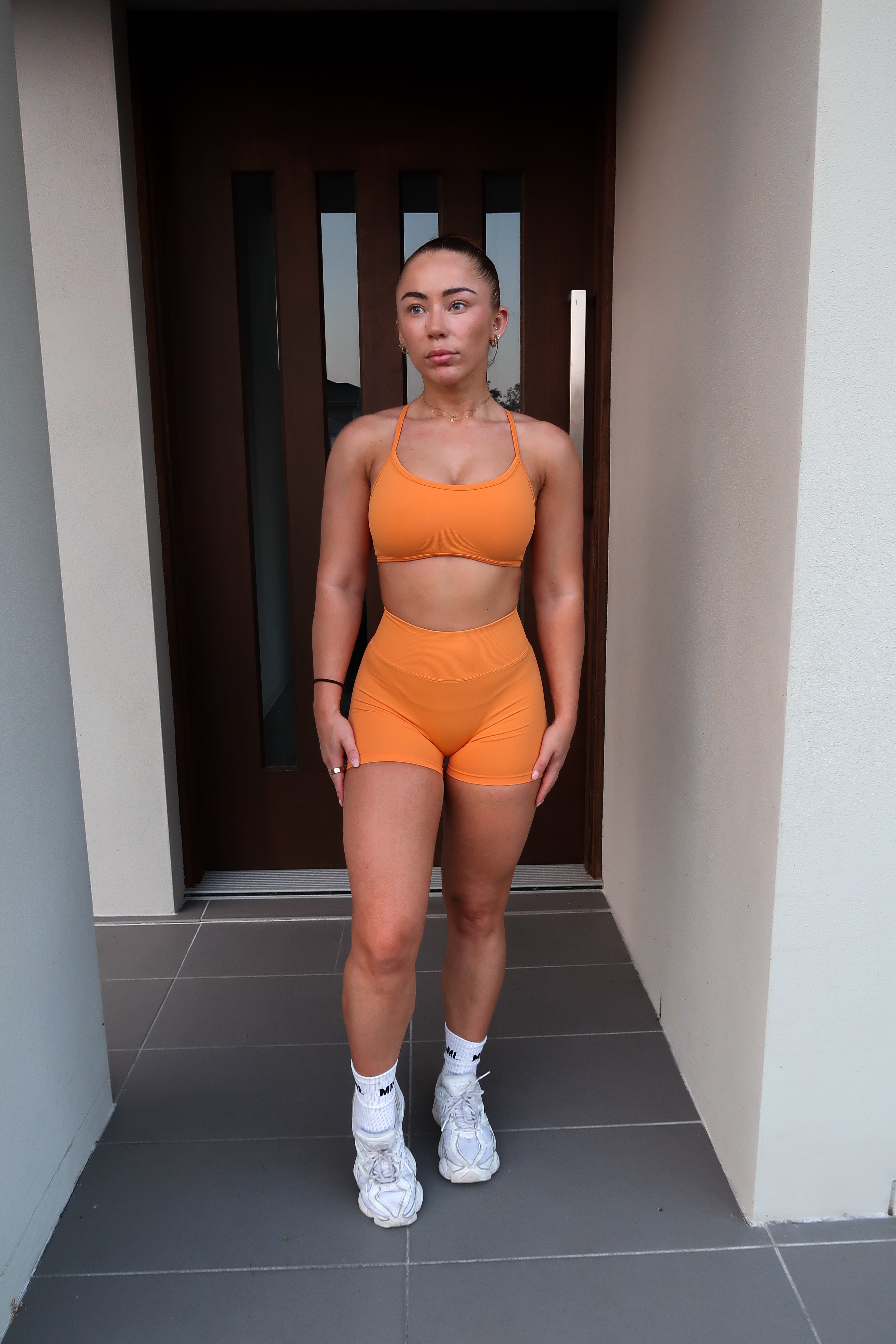 Ultimate Scrunch Shorts - Orange