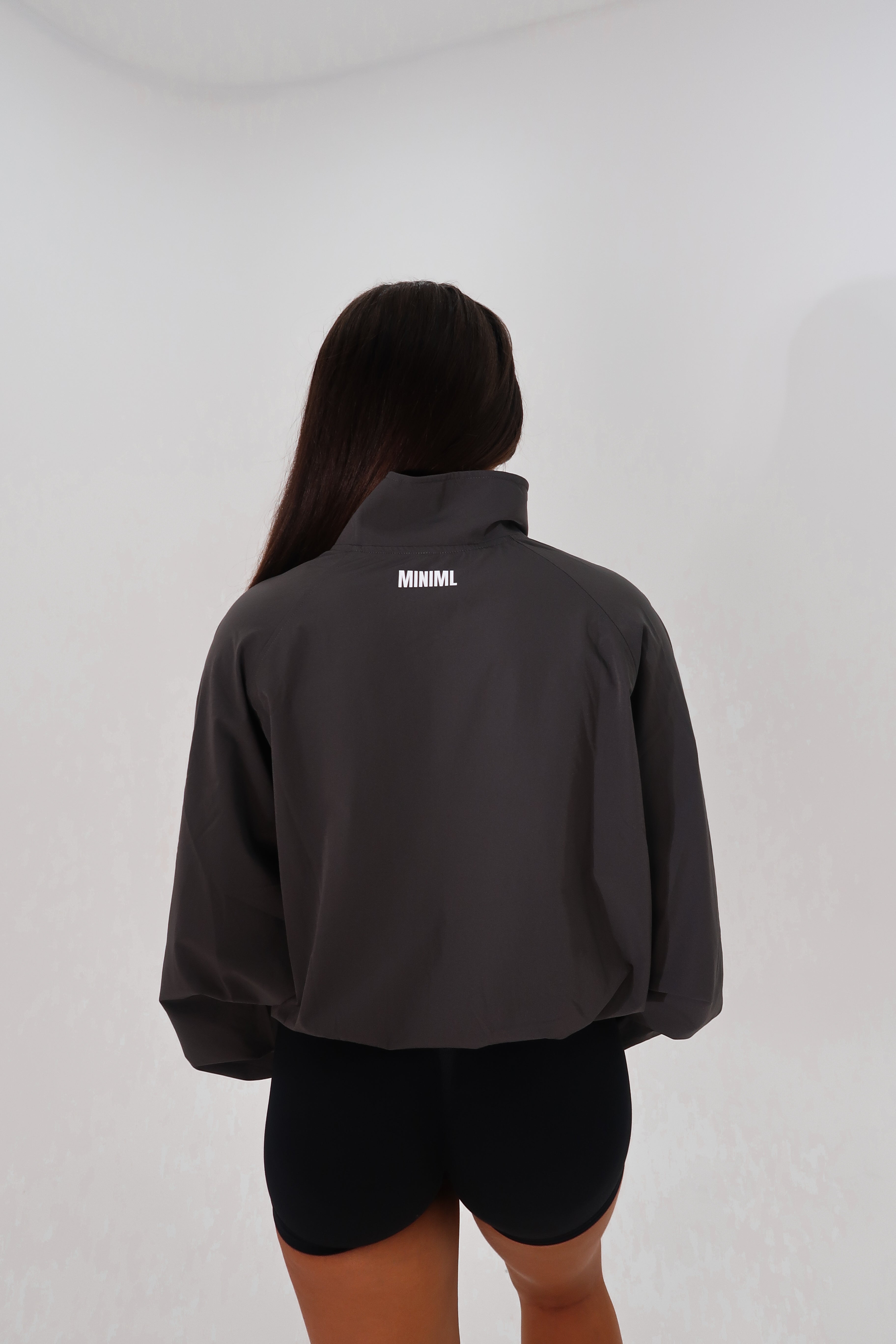 Essentials Windbreaker Jacket - Charcoal