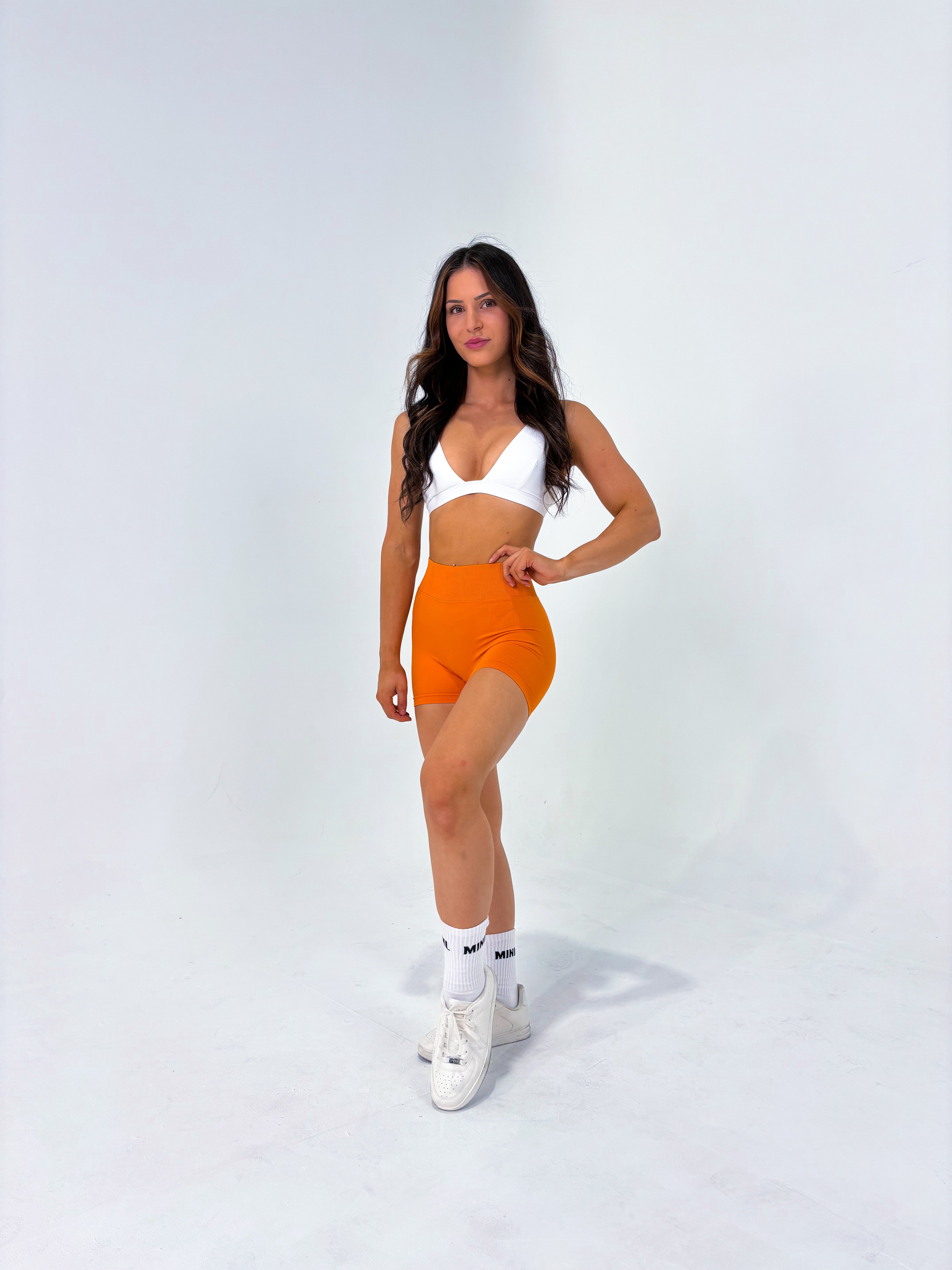 Ultimate Scrunch Shorts - Orange