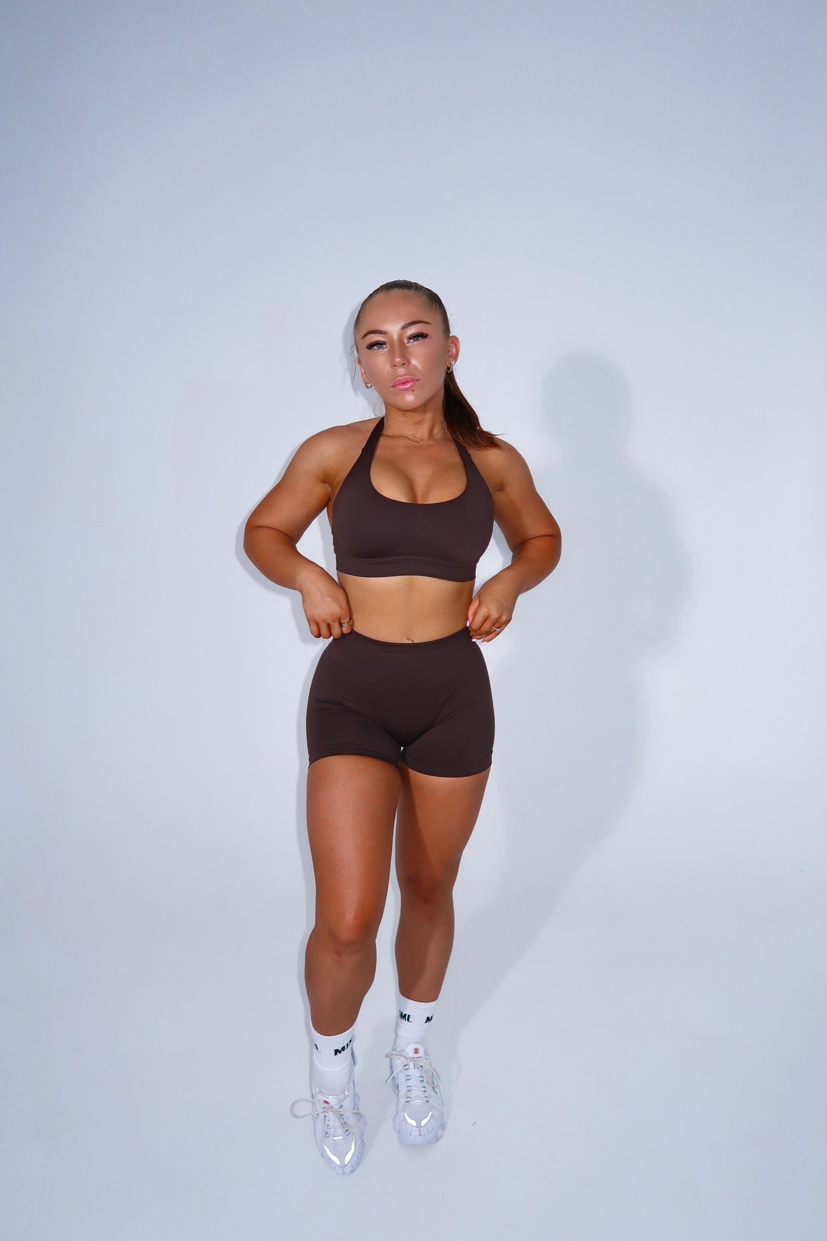 Core Scrunch Short - Chocolate Brown