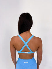 Twist Crop - Baby Blue