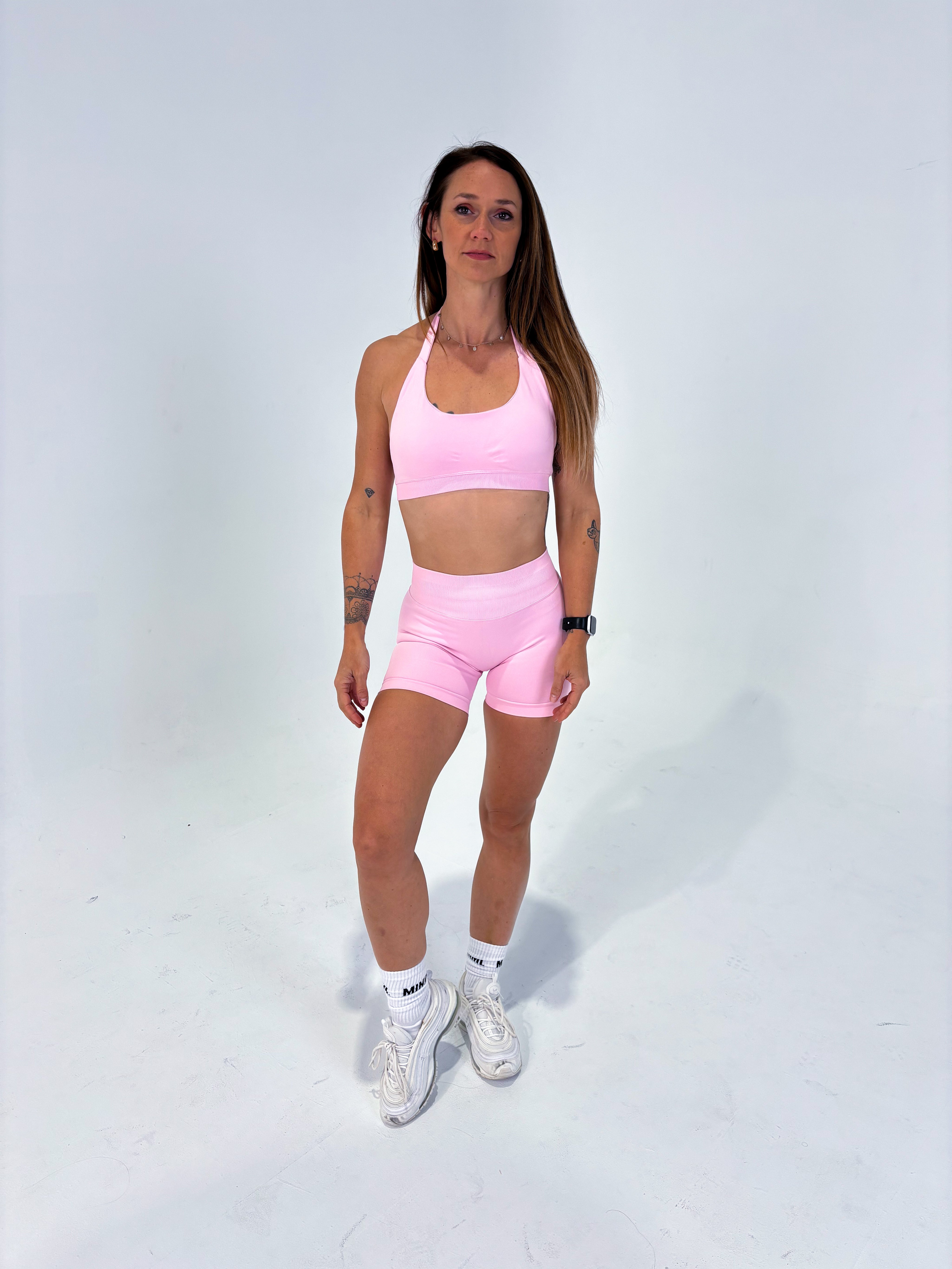 Core Scrunch shorts - Baby Pink