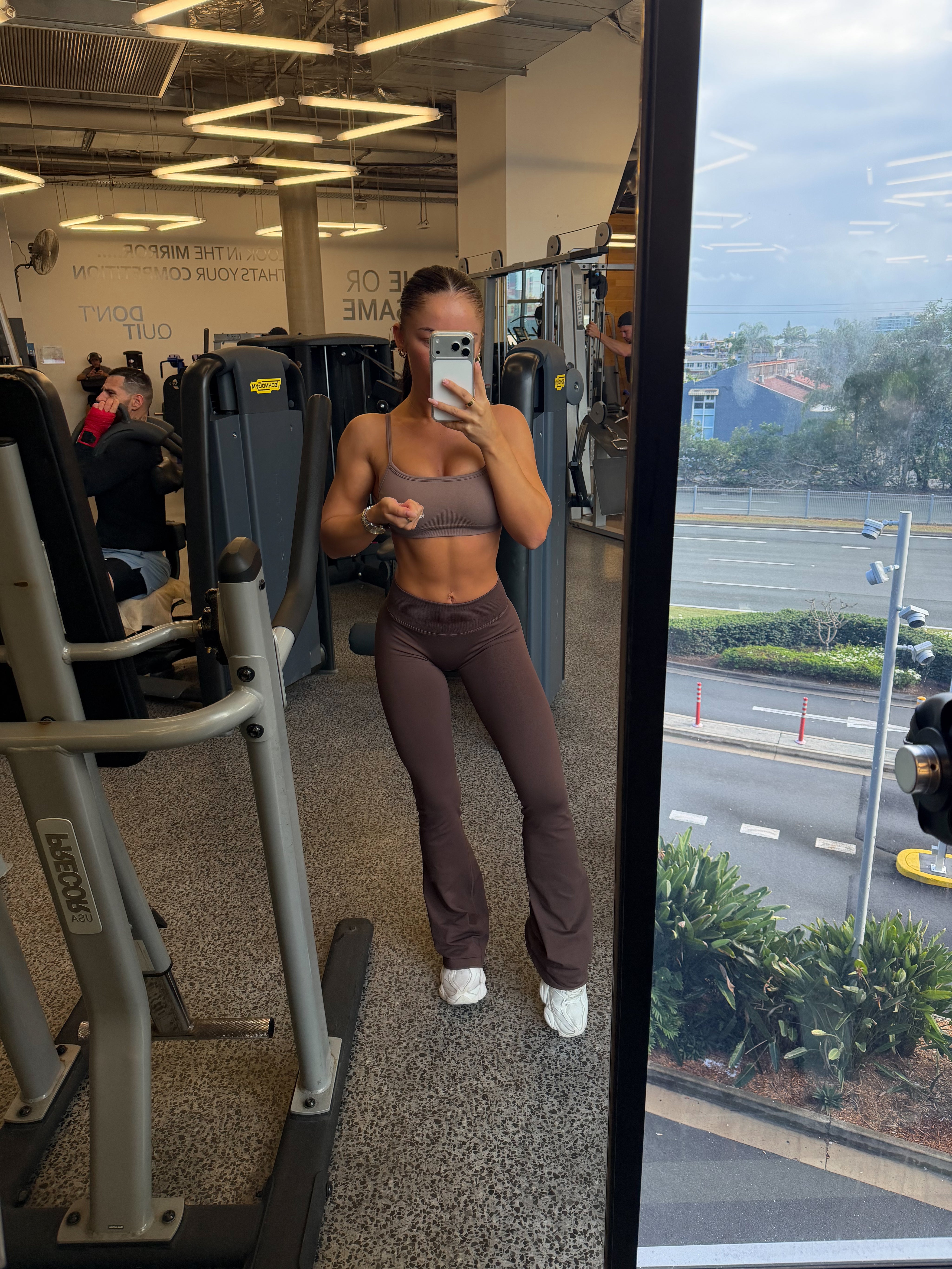 Core Scrunch Flares - Brown
