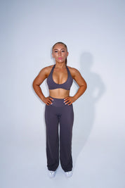 Elevate Wide Leg Pant - Dark Grey