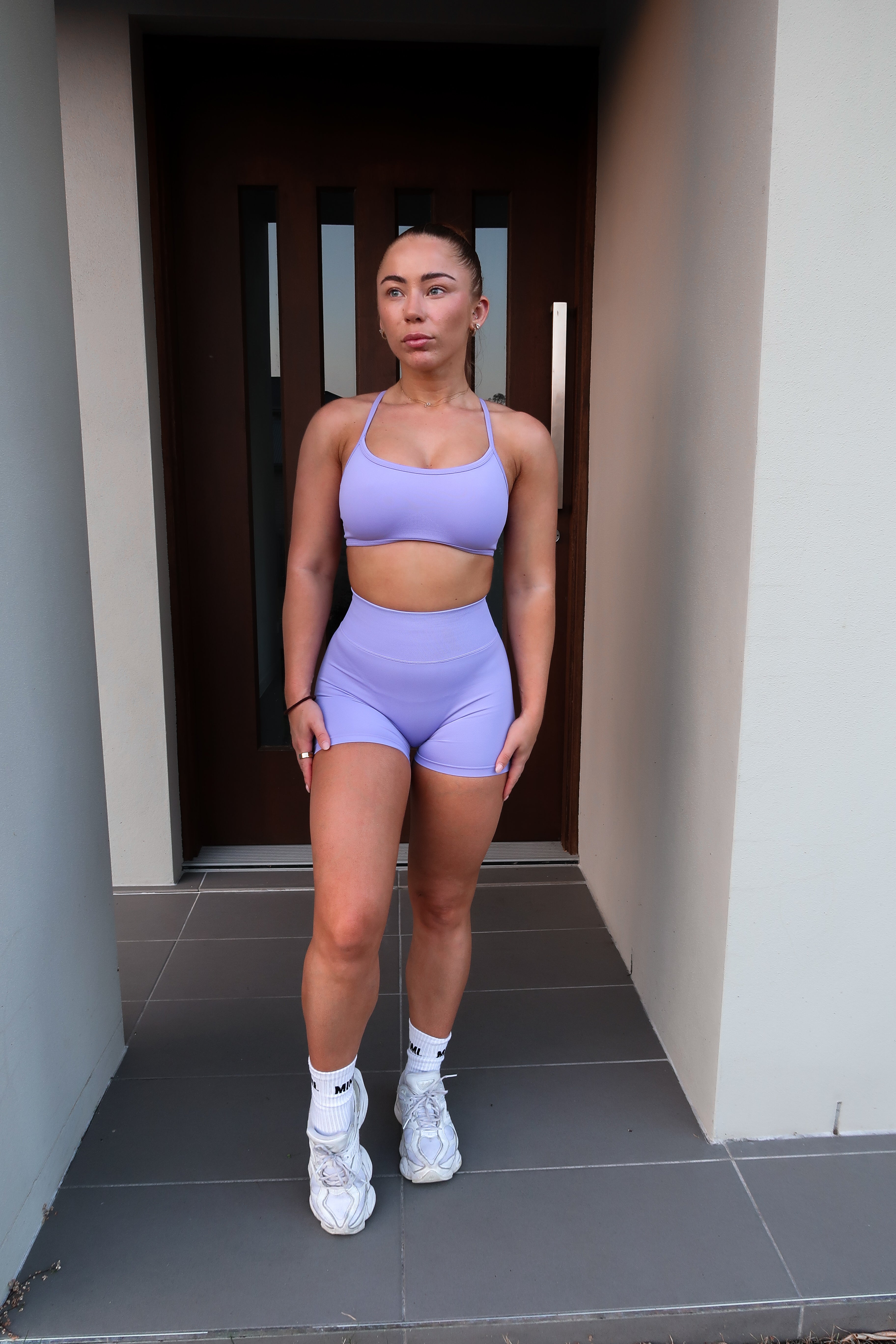 Ultimate Scrunch Shorts - Lilac