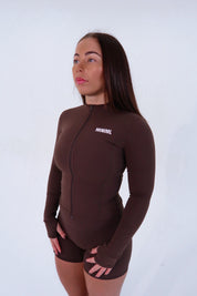 Zip Jacket - Chocolate