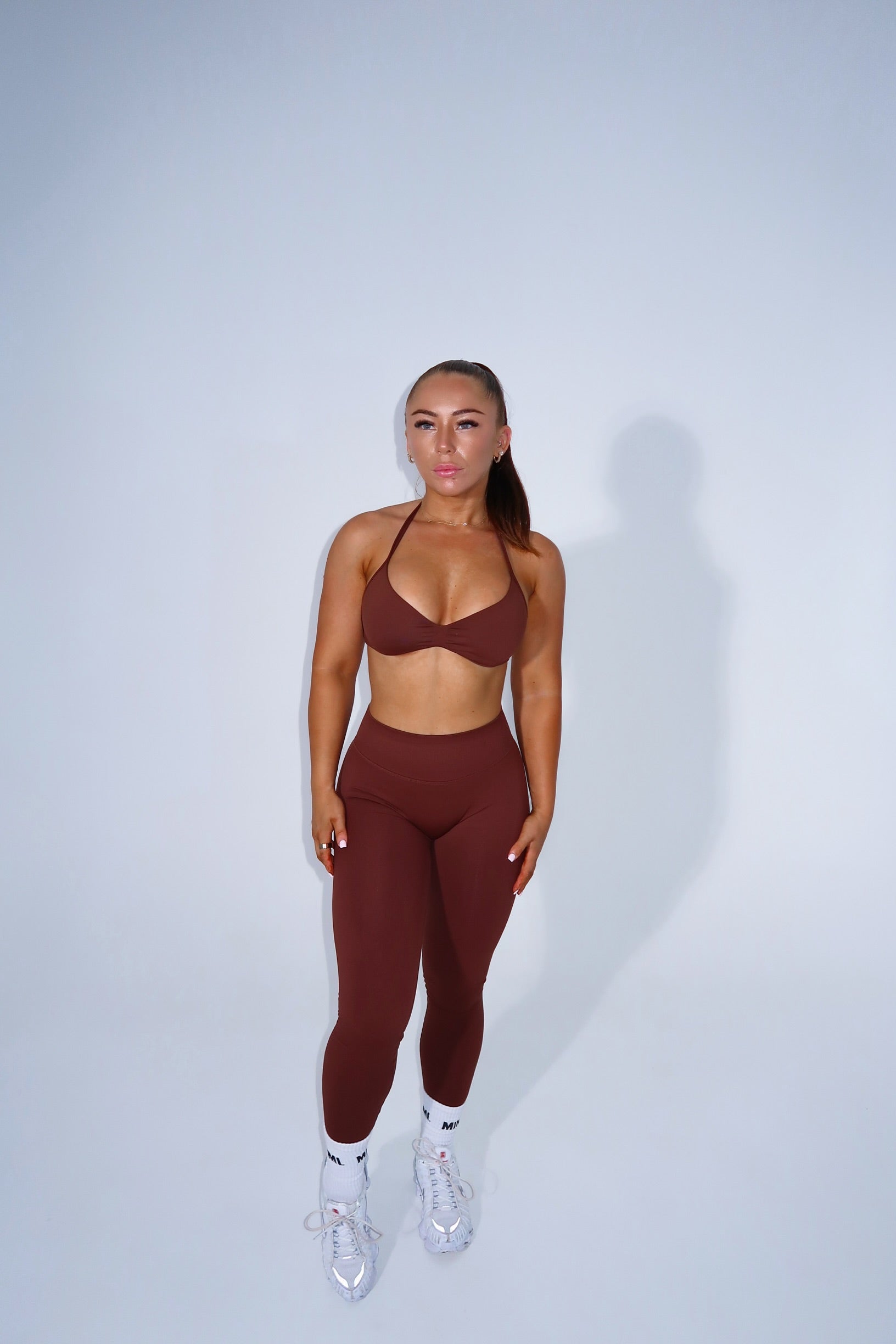 Core Scrunch Tights - Brown