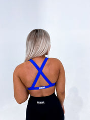 Chloe Twist Crop - Electric Blue