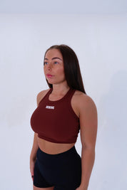 Mini Ribbed Tank - Wine