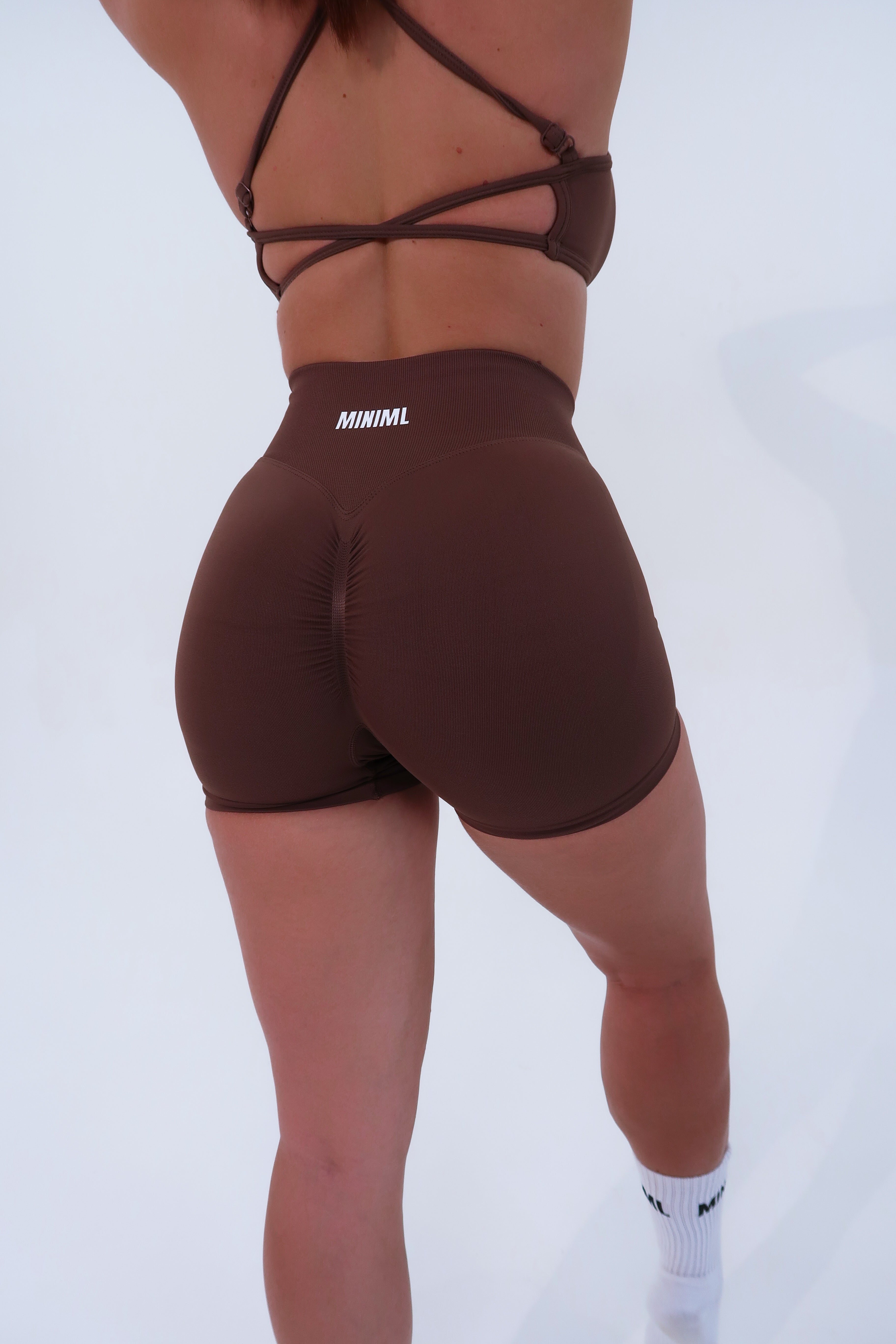 Ultimate Scrunch Shorts - Chocolate