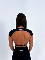 Backless Tee V2 - Black