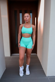 Ultimate Scrunch Short - Aqua