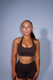 Core Halter - Chocolate Brown