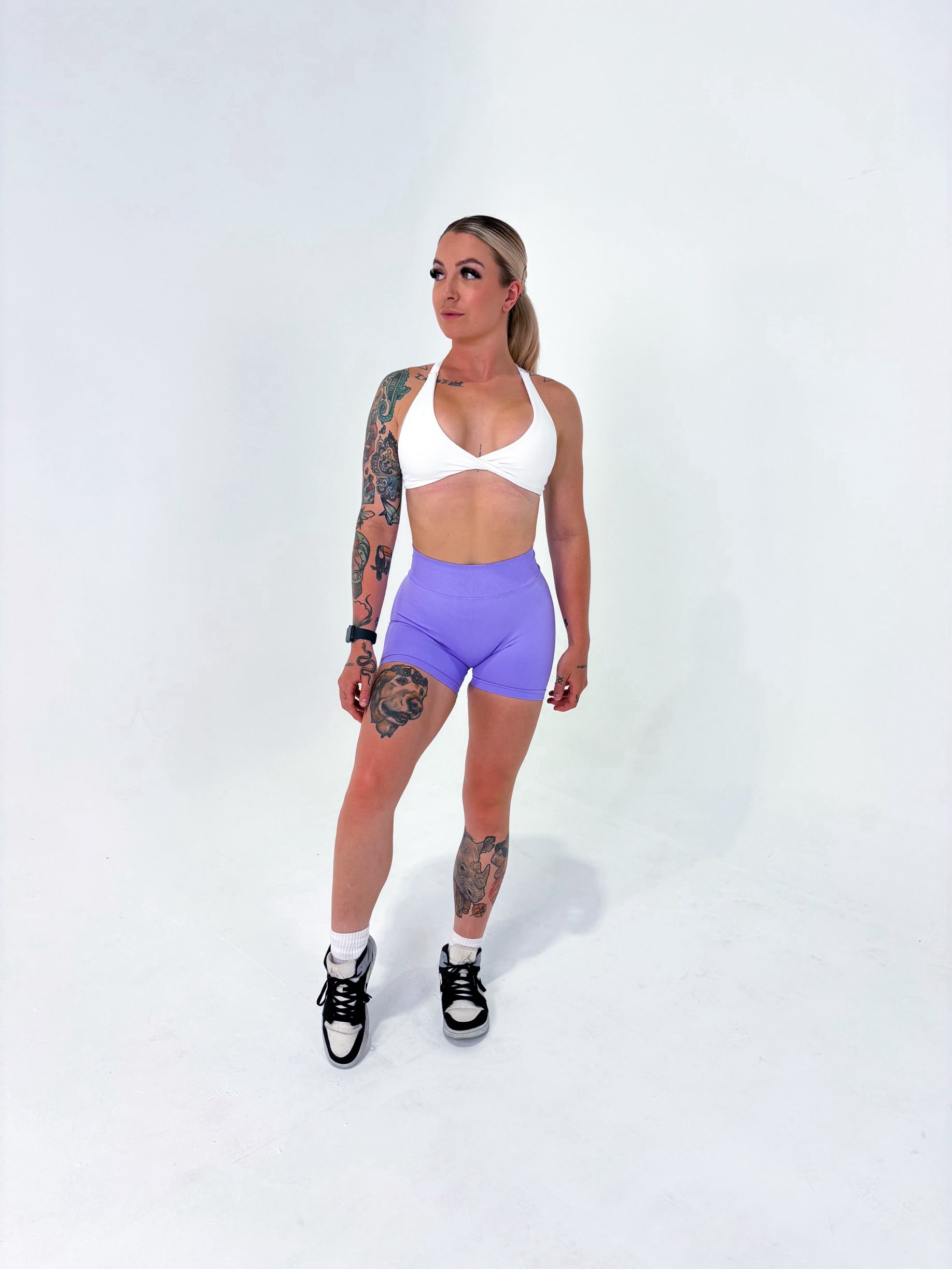 Ultimate Scrunch Shorts - Lilac