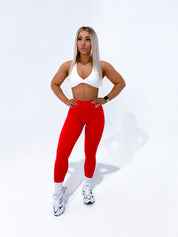 Chloe V Back Scrunch Tight - Red