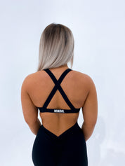 Chloe Twist Crop - Black